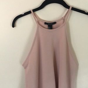 F21 Light Pink High Neck dress